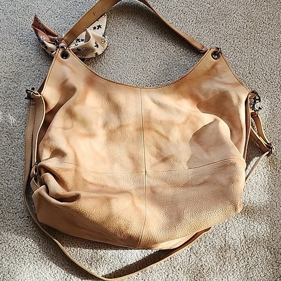 We The Free Sabine Slouchy Bag Washed Toffee Color - Picture 6 of 11